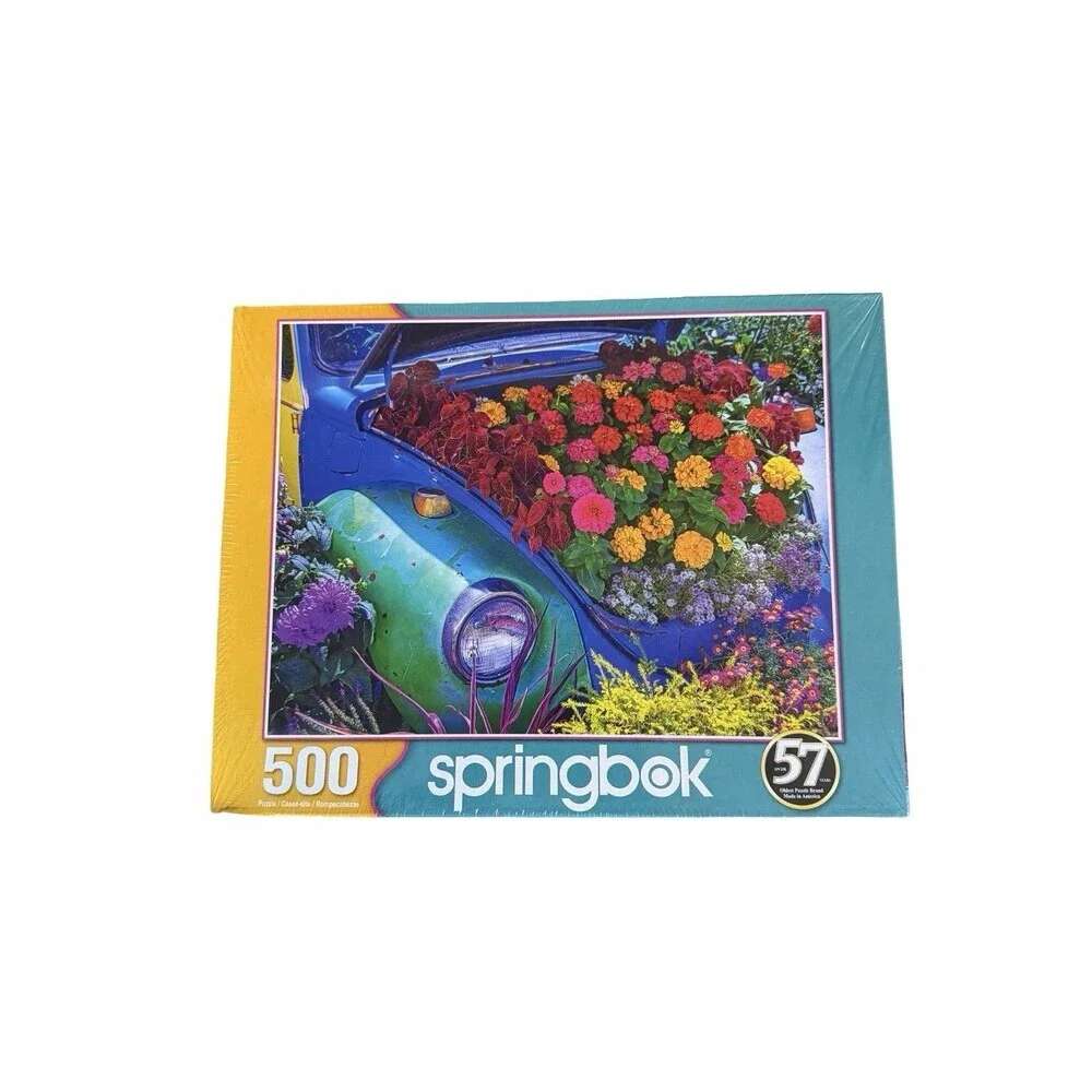 Springbok Garden Bug 500 Piece Jigsaw Puzzle #33-01611 Made in USA Complete New